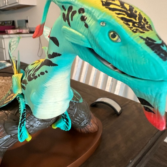 Pandora – The World of Avatar Interactive Banshee Toy green/yellow with perch. - Picture 5 of 6